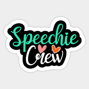 SPEECHIE CREW Sticker